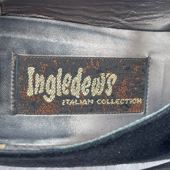 Vintage Mary Jane shoes Ingledew’s faux suede leather Italy - Picture 3 of 9